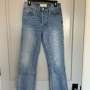 Denim Forum The Bailey High Rise Crop Flare jeans, 27